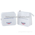 White TPU ziplock pouch with gusset